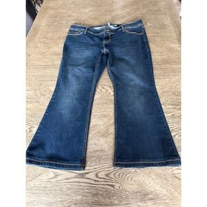 Torrid Luxe Slim Boot Super Stretch Jeans Dark Wash Bootcut Denim 16S Plus Size
